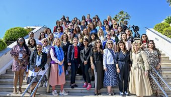 Women mentoring breakfast